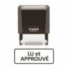 Tampon TRODAT 4912 'LU et APPROUVÉ'