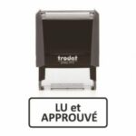 Tampon TRODAT 4912 'LU et APPROUVÉ'