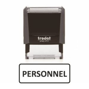 "Tampon TRODAT 4912 'PERSONNEL' : idéal pour marquer vos documents confidentiels. Impression nette, pratique et durable pour une organisation efficace.