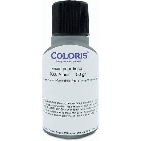 ENCRE NOIRE SPECIALE TISSU